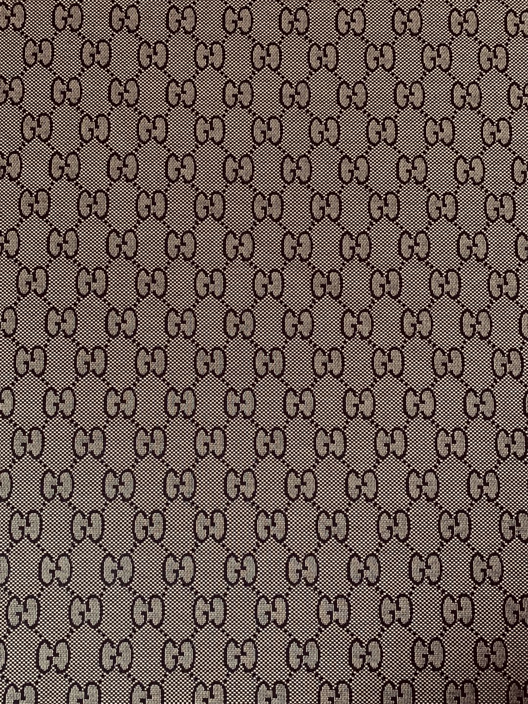Classic Gucci Knitting Jacquard Cloth Fabric ,Pants Knitted Fabric , Fabric ,Elastic Fabric,Woman's Dress Fabric(Yellow)