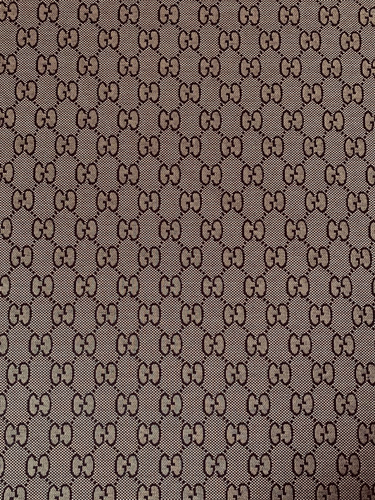 Classic Gucci Knitting Jacquard Cloth Fabric ,Pants Knitted Fabric , Fabric ,Elastic Fabric,Woman's Dress Fabric(Yellow)