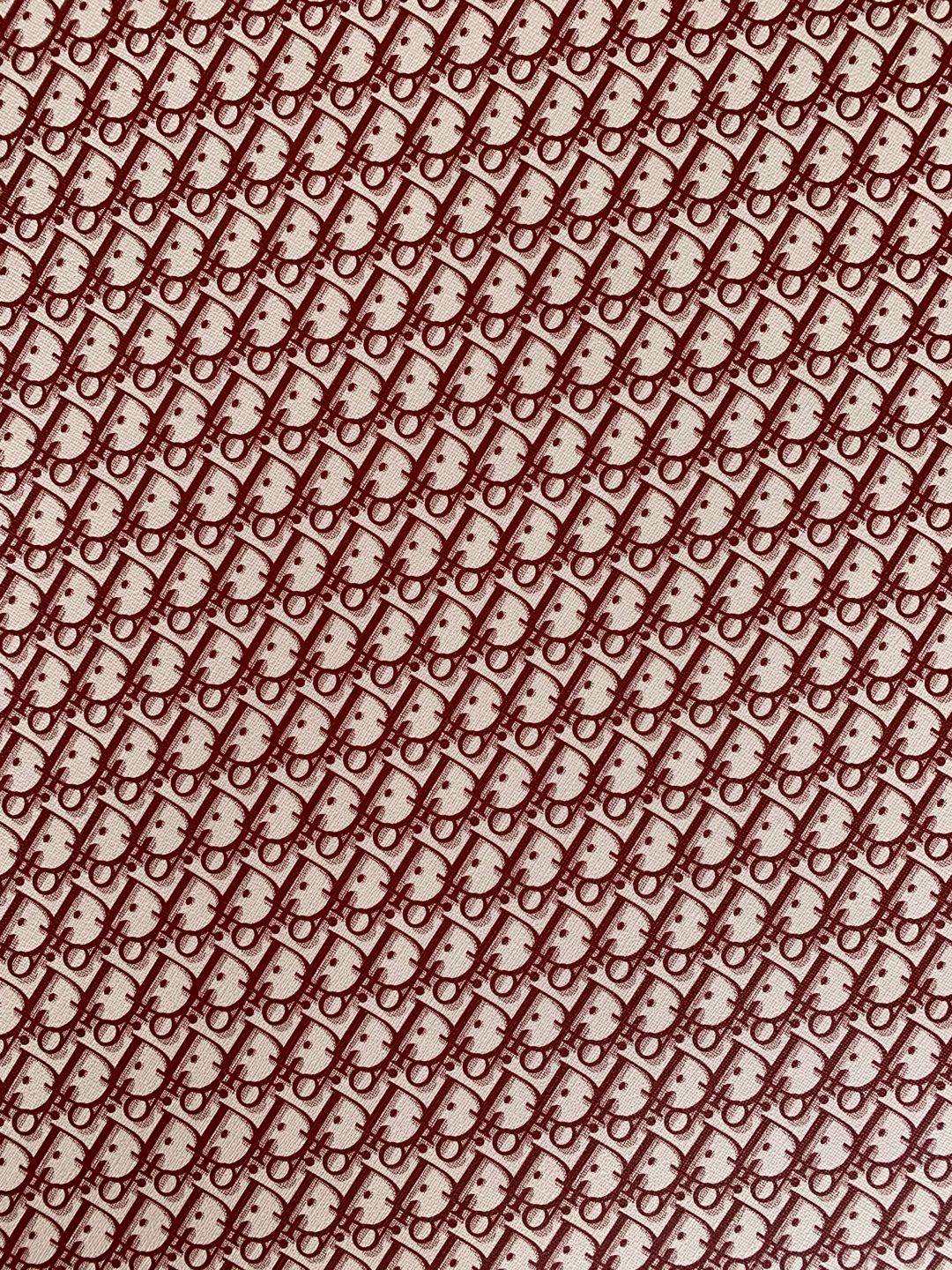 Classic Leather Case Fabric,Handmade Bag Fabric,Hand-made Shoe Fabric (Red)