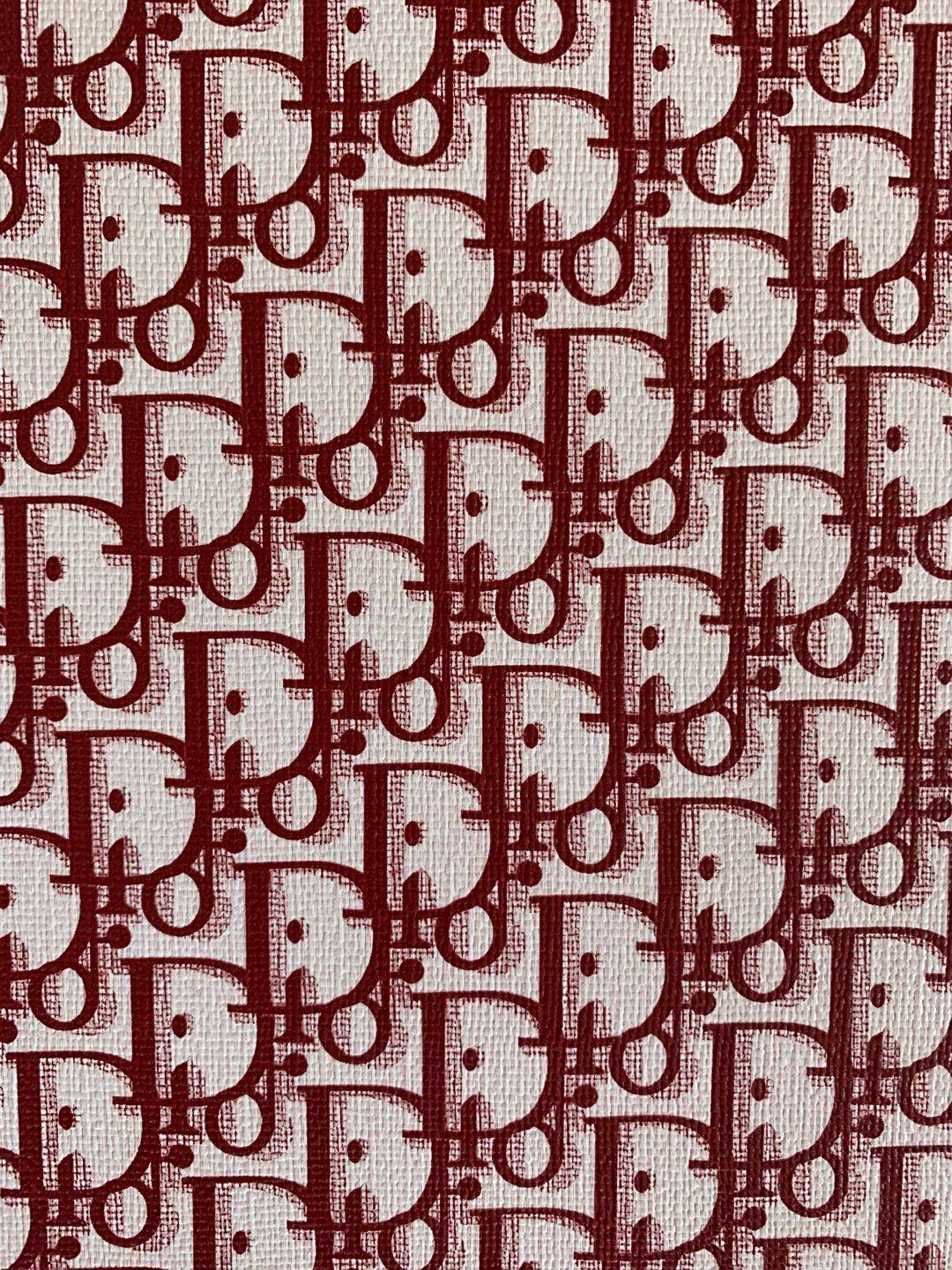 Classic Leather Case Fabric,Handmade Bag Fabric,Hand-made Shoe Fabric (Red)