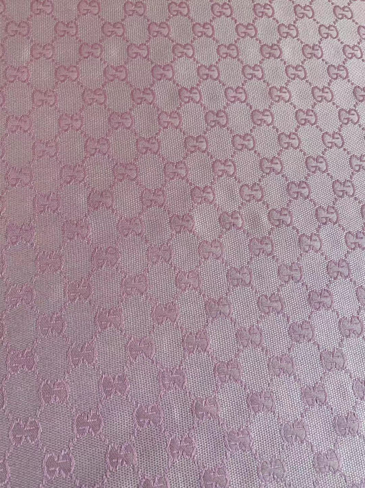 Fashion Gucci Jacquard Fabric Cloth, Fabric Bags Fabric Shoes Fabric Hat Fabric By Yards(Pink)