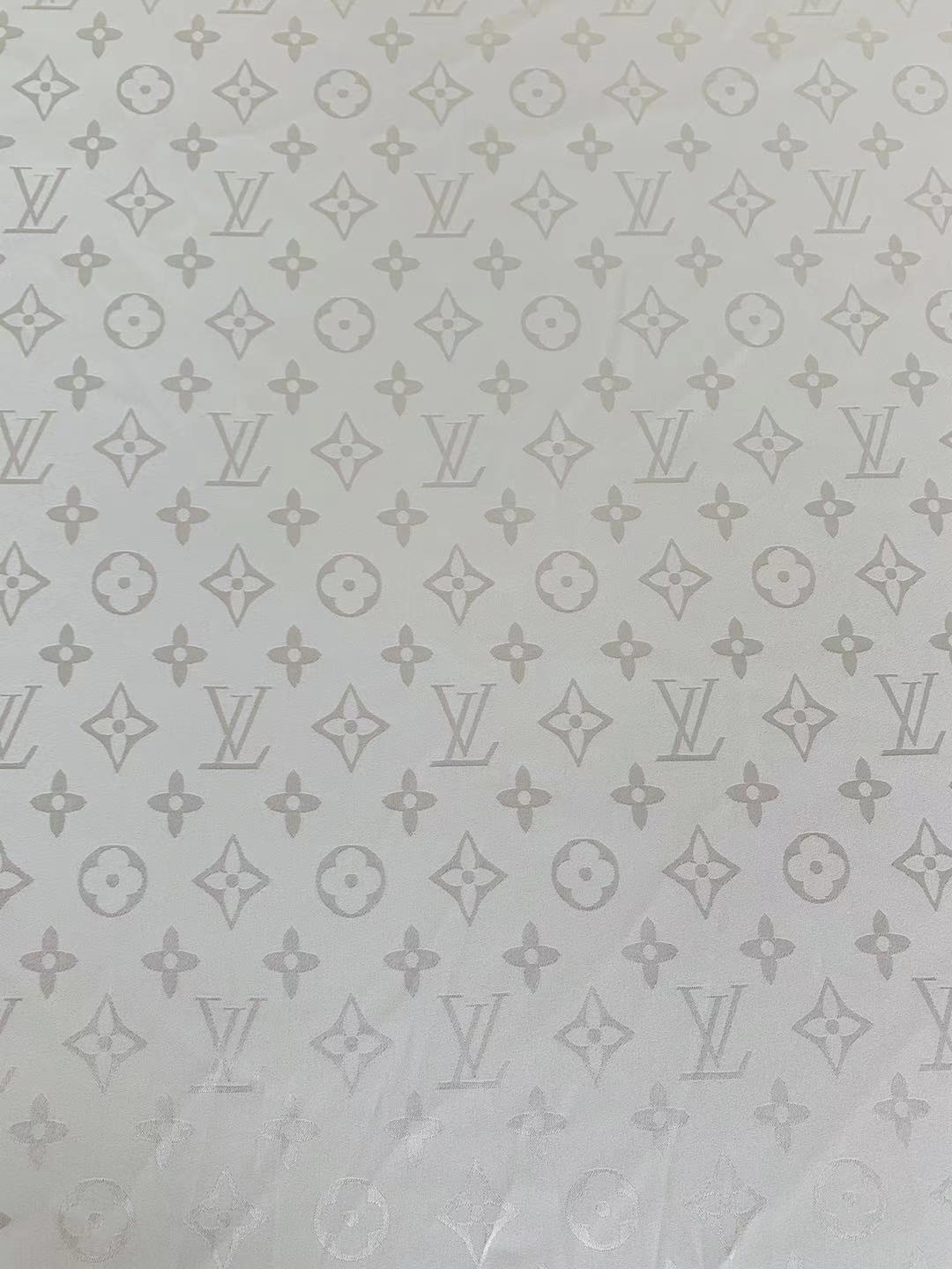 Craft White Slik Jacquard Cloth Fabric For Handmade Handicraft Goods