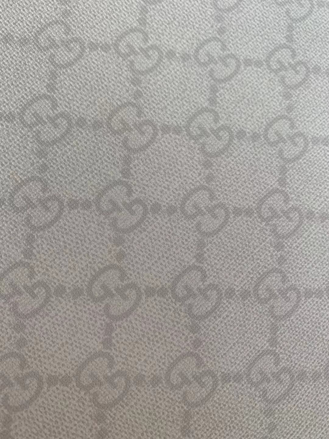 Classic Gucci crafting leather fabric Bag leather ,shoes leather ,Handicraft leather By Yard(White)