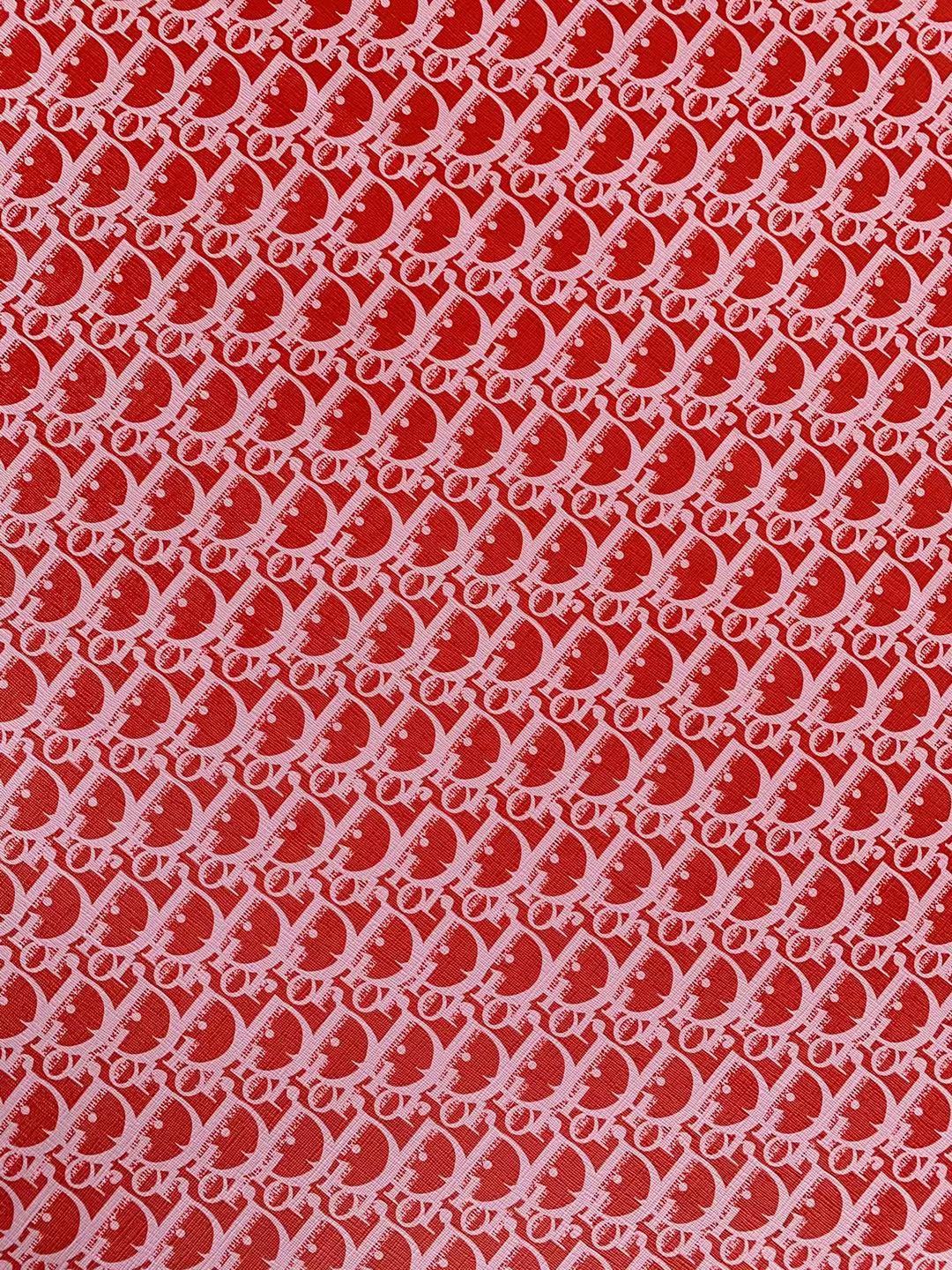 Classic Leather Case Fabric,Handmade Bag Fabric,Hand-made Shoes Fabric(Bright Red)