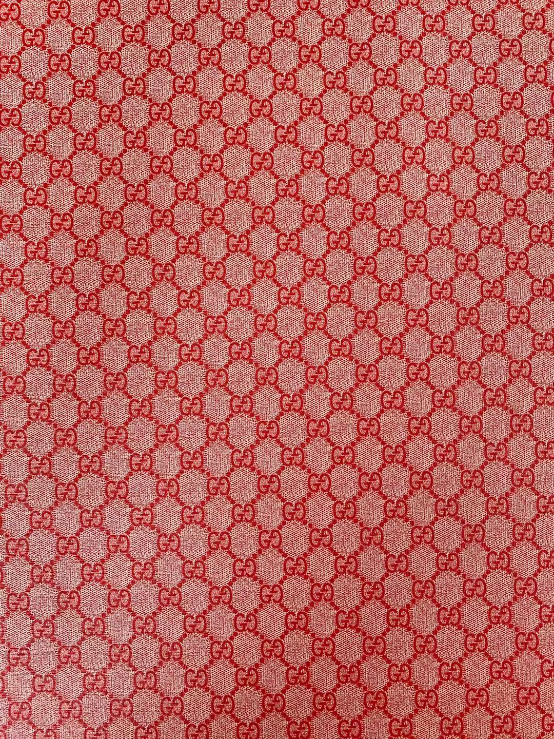 Classic Gucci crafting leather fabric Bag leather ,shoes leather ,Handicraft leather By Yard(Orange Red)