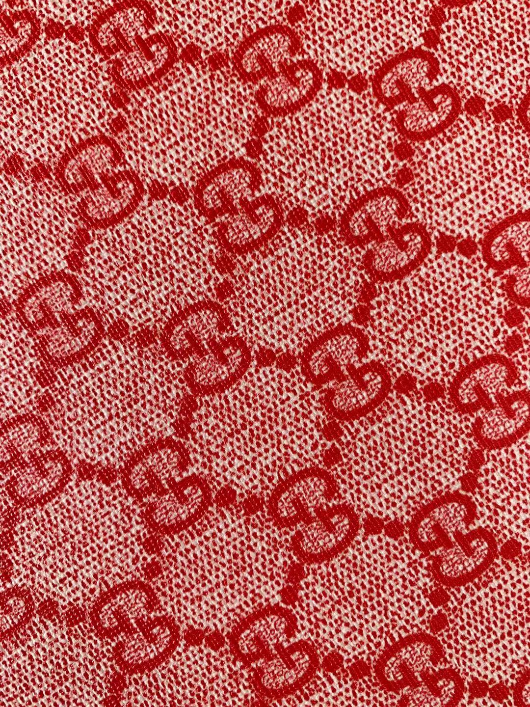 Classic Gucci crafting leather fabric Bag leather ,shoes leather ,Handicraft leather By Yard(Orange Red)