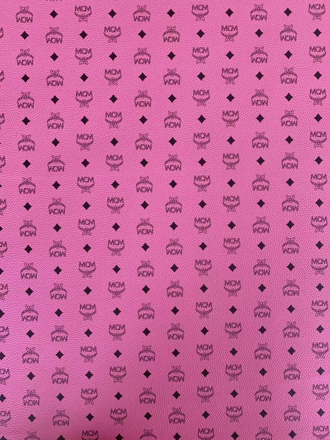 Classic Leather Case Fabric,Handmade Bag Fabric,Hand-made Shoes Fabric By Yards(Pink)