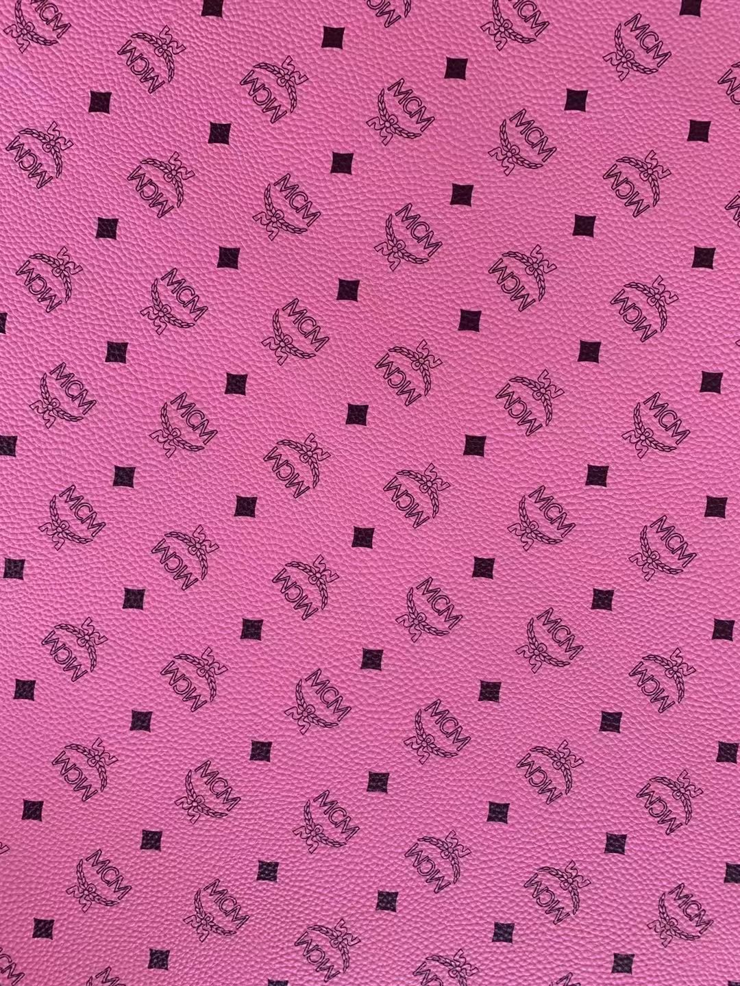 Classic Leather Case Fabric,Handmade Bag Fabric,Hand-made Shoes Fabric By Yards(Pink)
