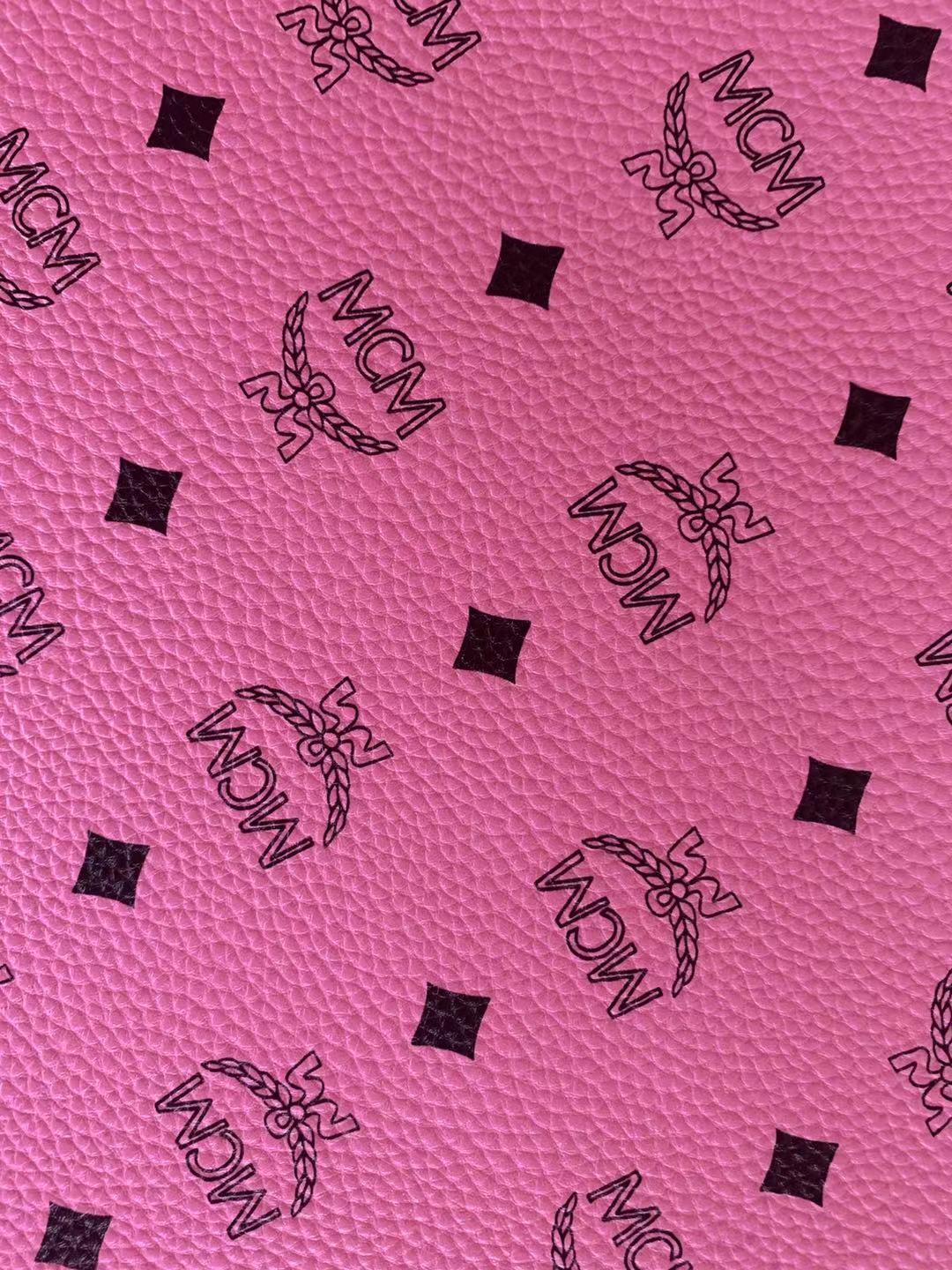 Classic Leather Case Fabric,Handmade Bag Fabric,Hand-made Shoes Fabric By Yards(Pink)
