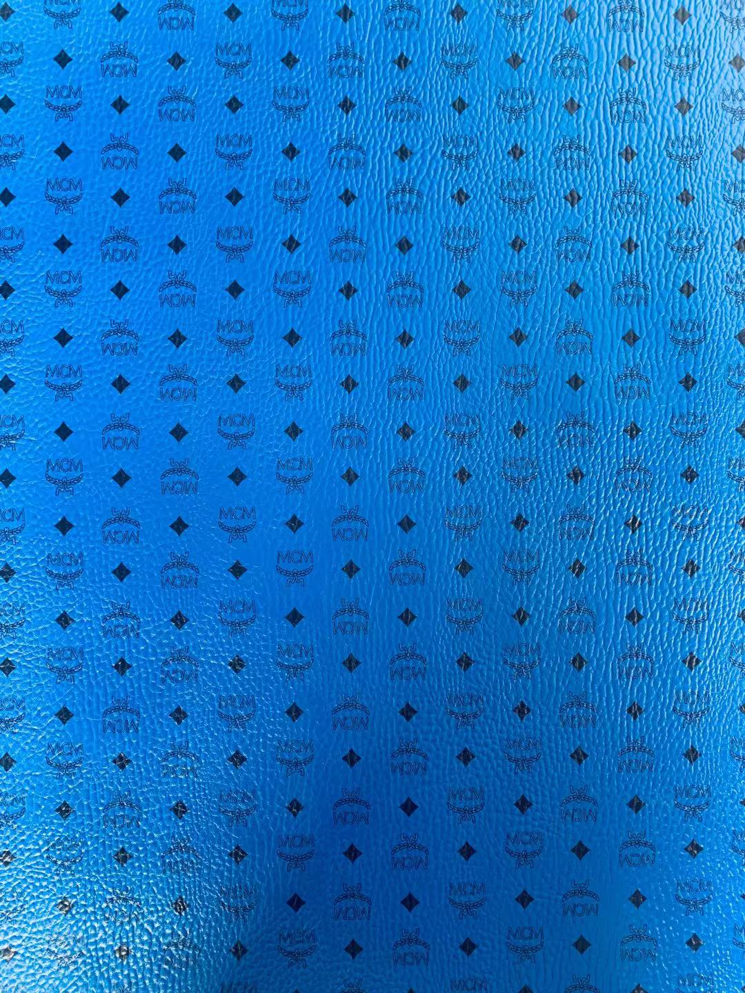 Classic Leather Case Fabric,Handmade Bag Fabric,Hand-made Shoes Fabric (Blue)