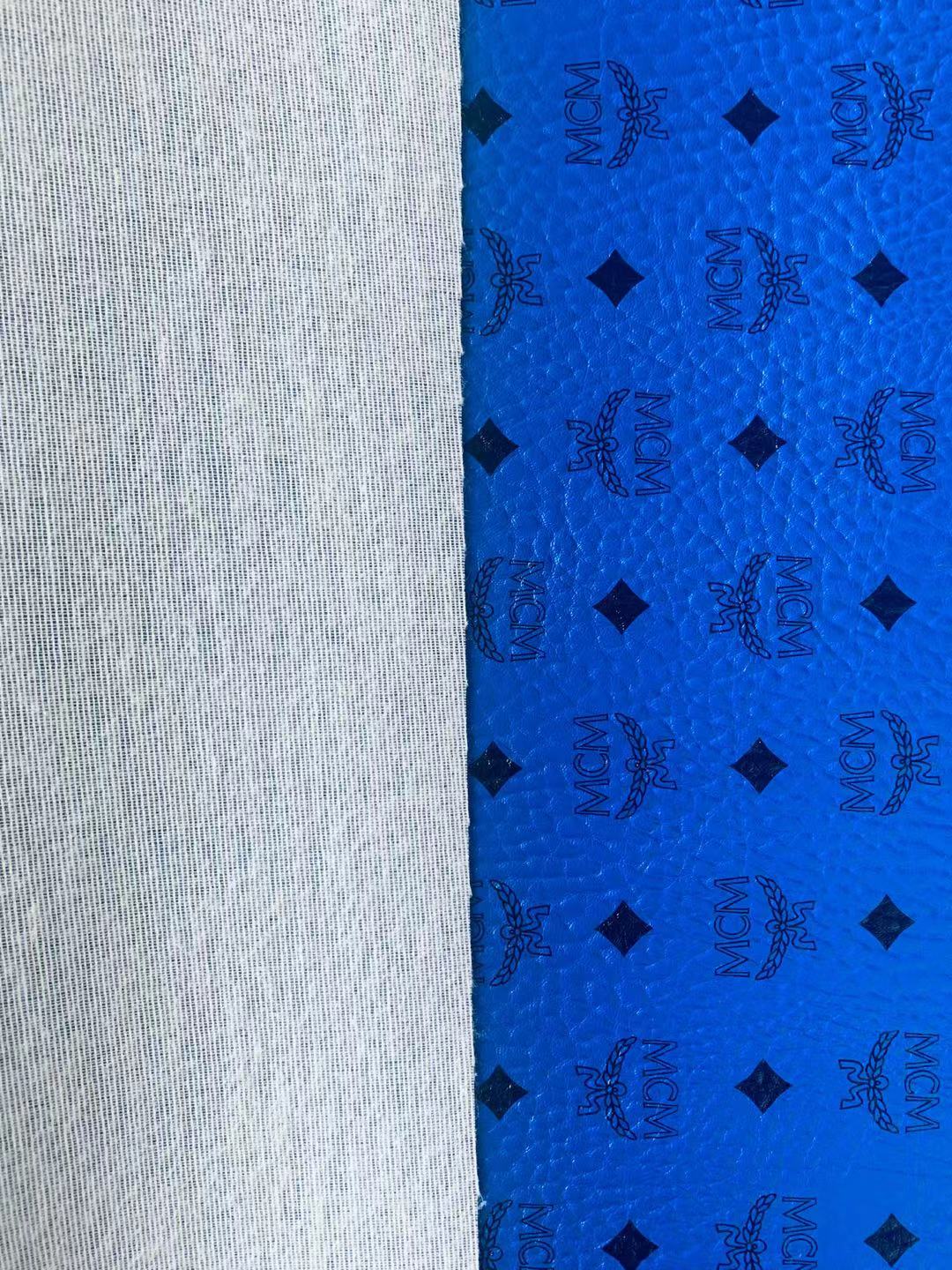 Classic Leather Case Fabric,Handmade Bag Fabric,Hand-made Shoes Fabric (Blue)