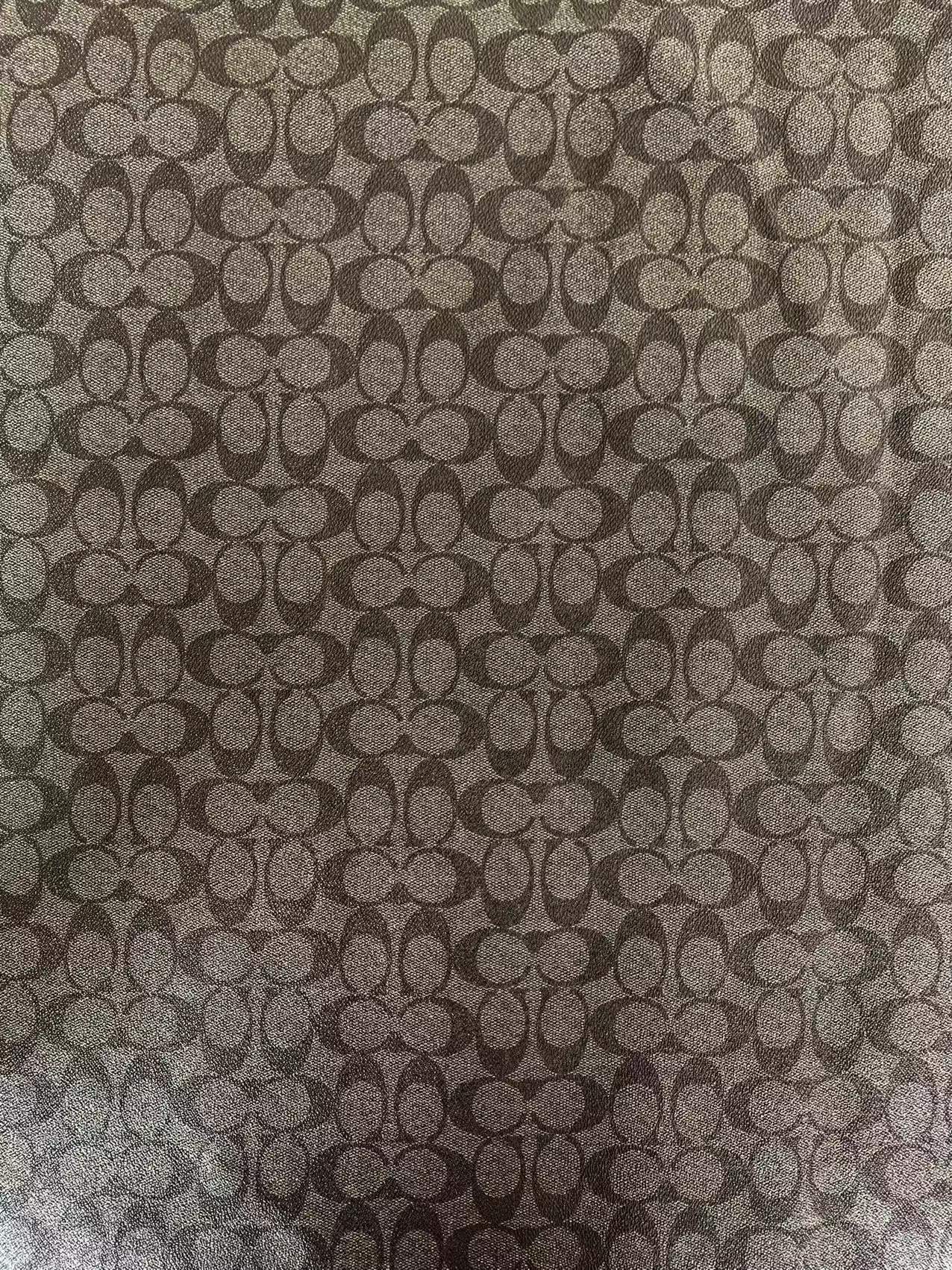 Fashion Leather Case Fabric, Handmade Bag Fabric, Hand-made Shoes Leather Fabric By Yard (Black)