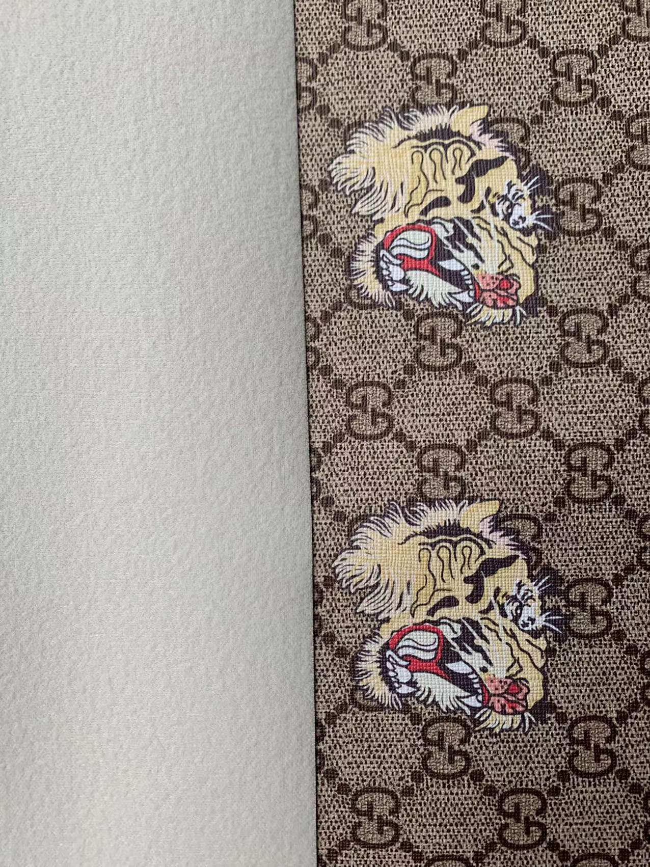Fashion Gucci A Tiger Leather Case Fabric ,Handmade Bag Fabric,Hand-made Shoes Fabric By Yards