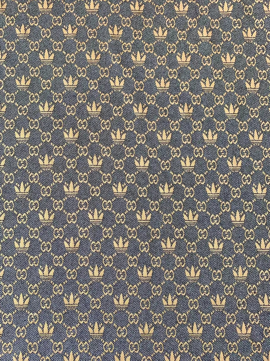 Craft Gucci With Adidas Knitted Jacquard TR Material Fabric For Handmade Handicraft Apparel By Yard