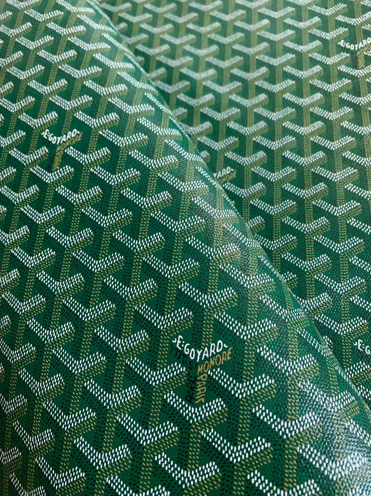 Best Quality Of Original Leather For Handmade Bag ,Furniture and Handicraft Goods By Yard(Green)