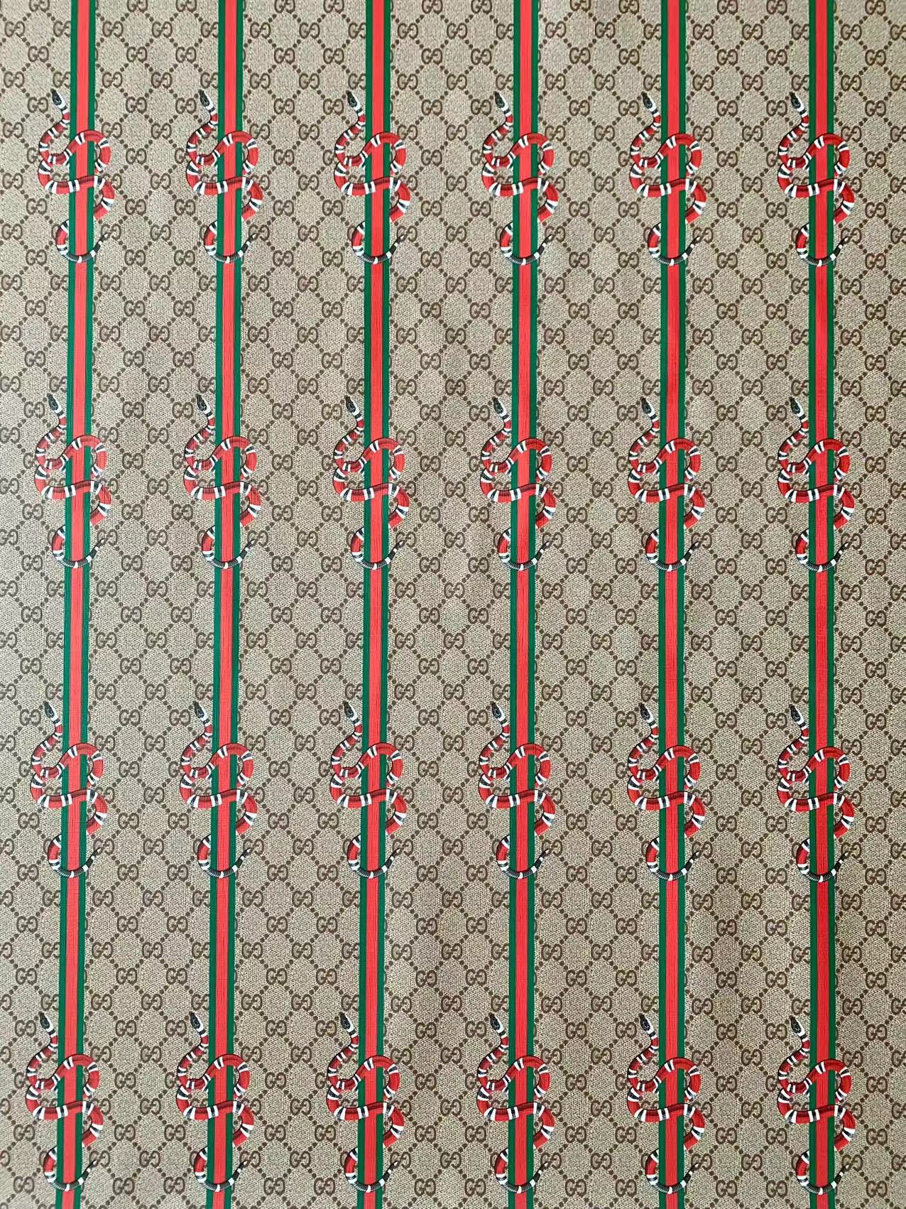 Tianchao Store New Gucci With Snake Straps Leather For Handmade Bag ,Sneaker,Upholstery Car seat