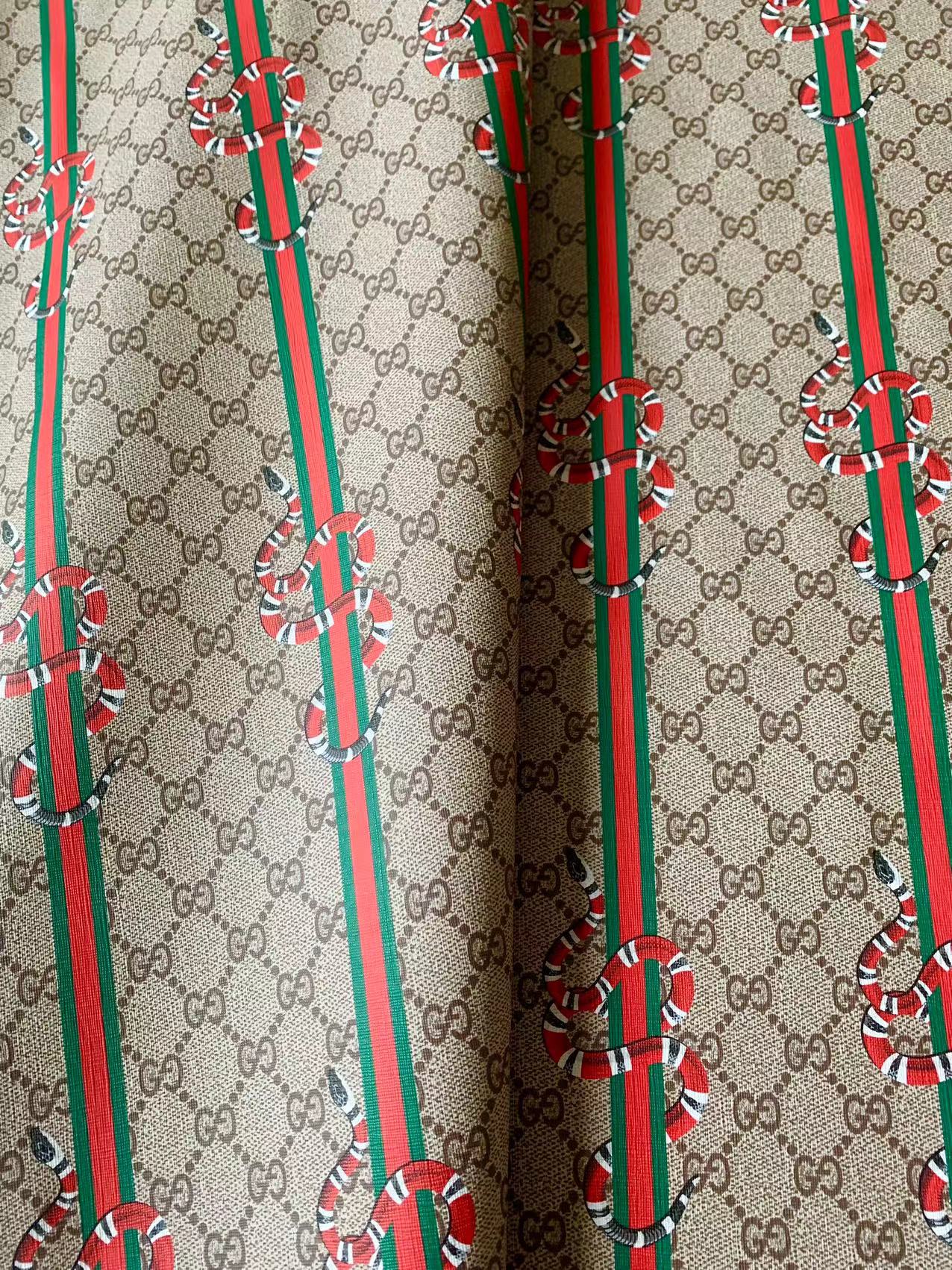 Tianchao Store New Gucci With Snake Straps Leather For Handmade Bag ,Sneaker,Upholstery Car seat