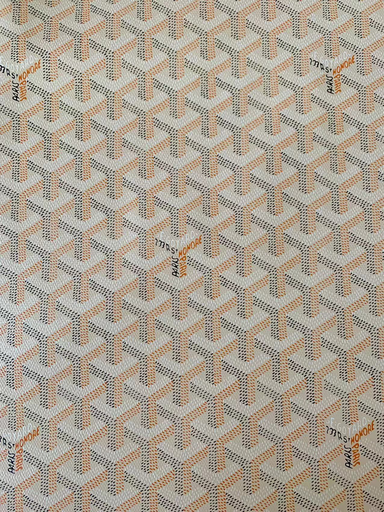 Original Light Khaki Goyard Best Quality Leather For Handmade Bag ,Furniture Handicraft By Yard