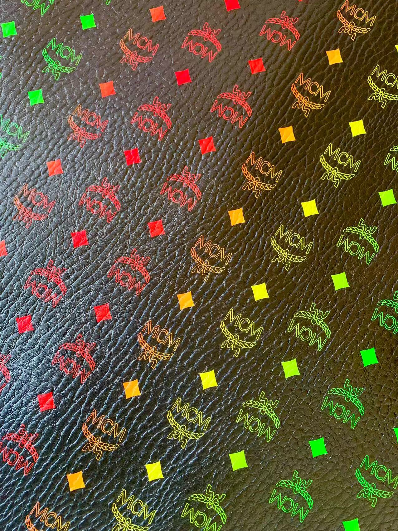 Colorful Leather For Handmade Sneaker, Upholstery And Handicraft By Yard
