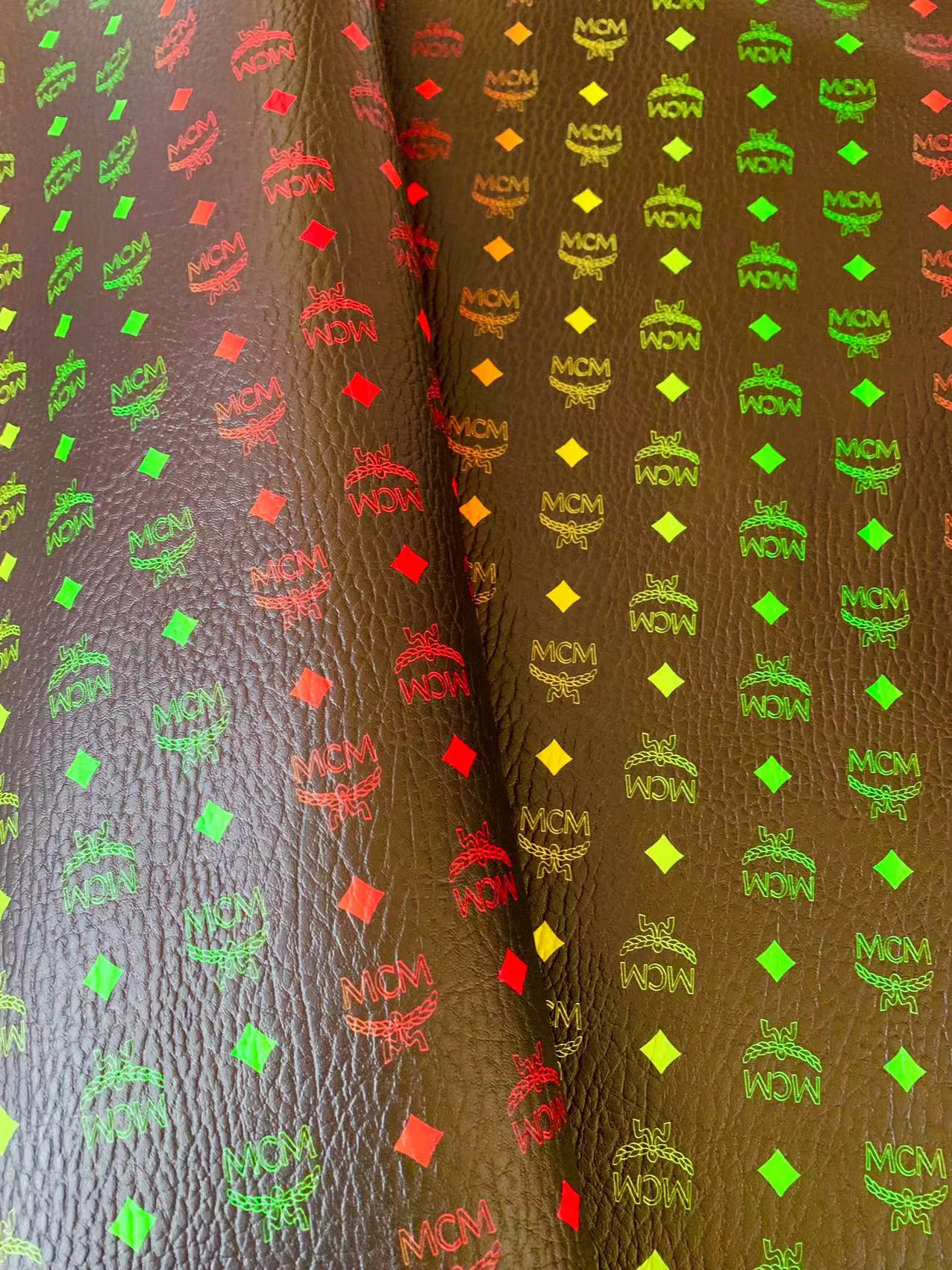 Colorful Leather For Handmade Sneaker, Upholstery And Handicraft By Yard