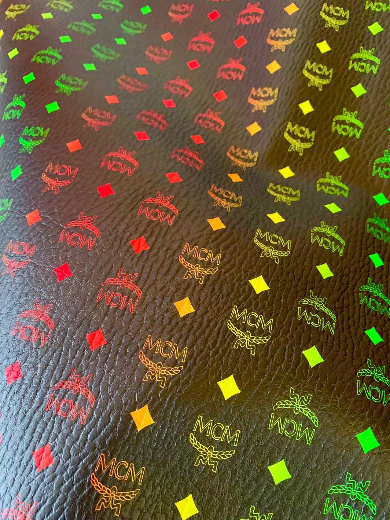 Colorful Leather For Handmade Sneaker, Upholstery And Handicraft By Yard