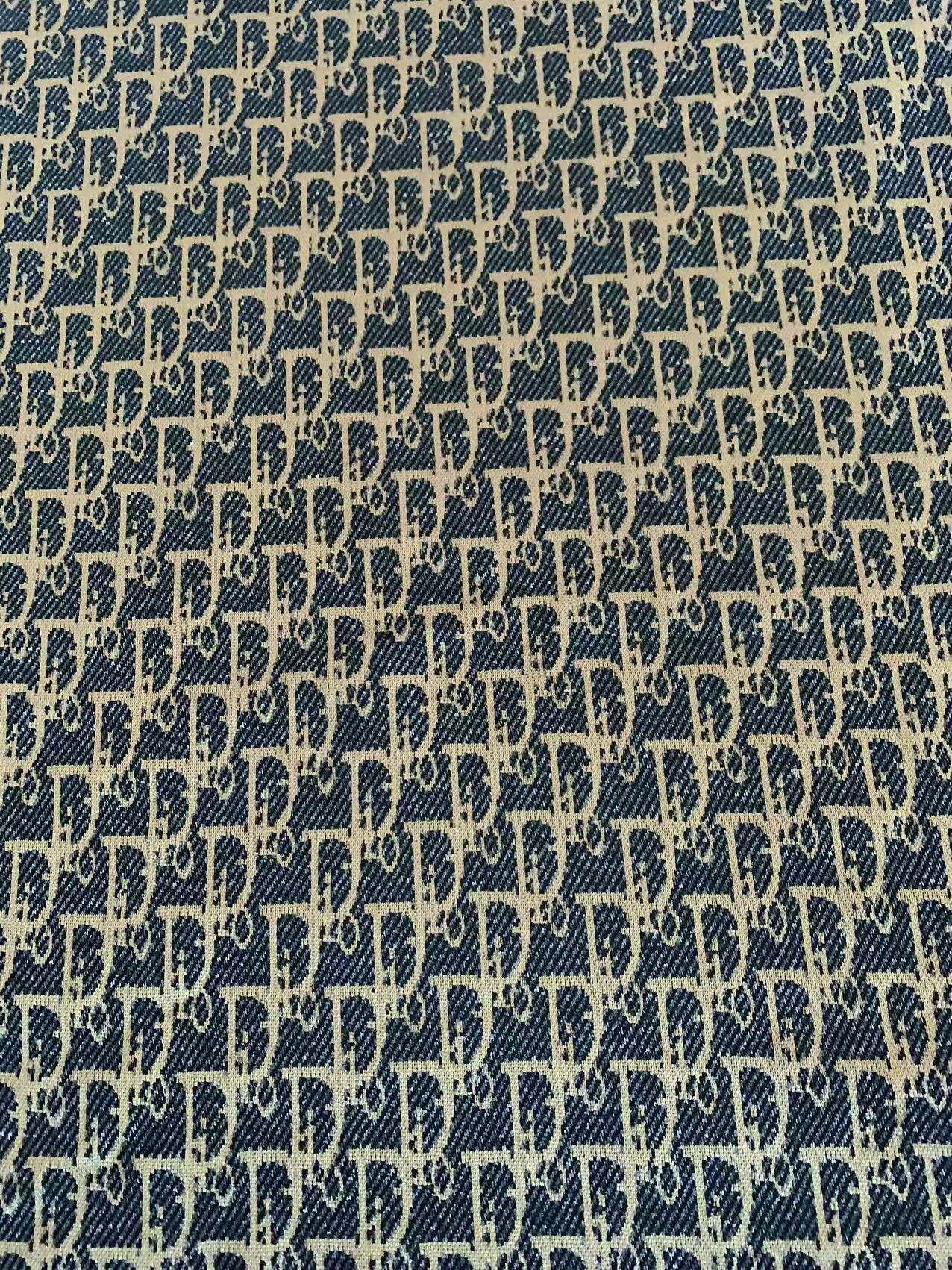 Craft Dior Knitting Jacquard Cloth Fabric For Handmade Apparel ,Clothing ,Sneaker Upholstery Goods By Yard