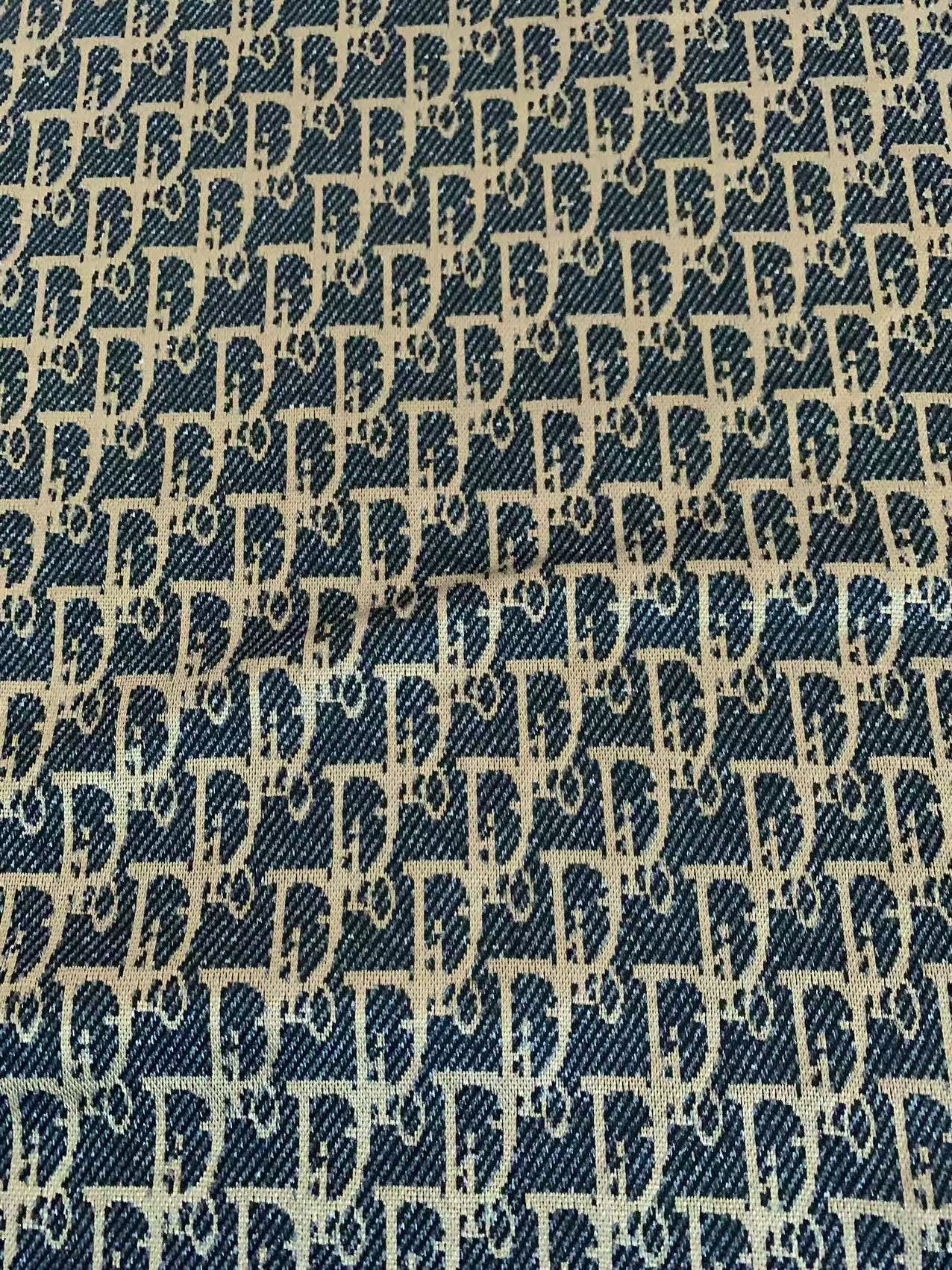 Craft Dior Knitting Jacquard Cloth Fabric For Handmade Apparel ,Clothing ,Sneaker Upholstery Goods By Yard