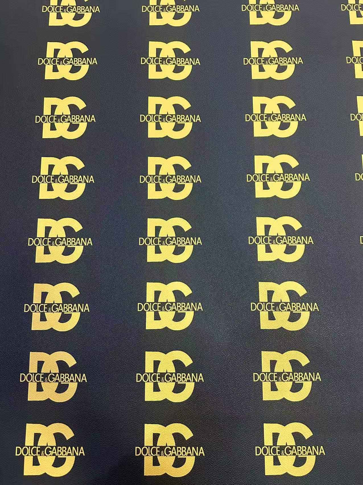 Craft DG Black With Gold Vinly Leather For Handmade Handicraft Goods By Yard