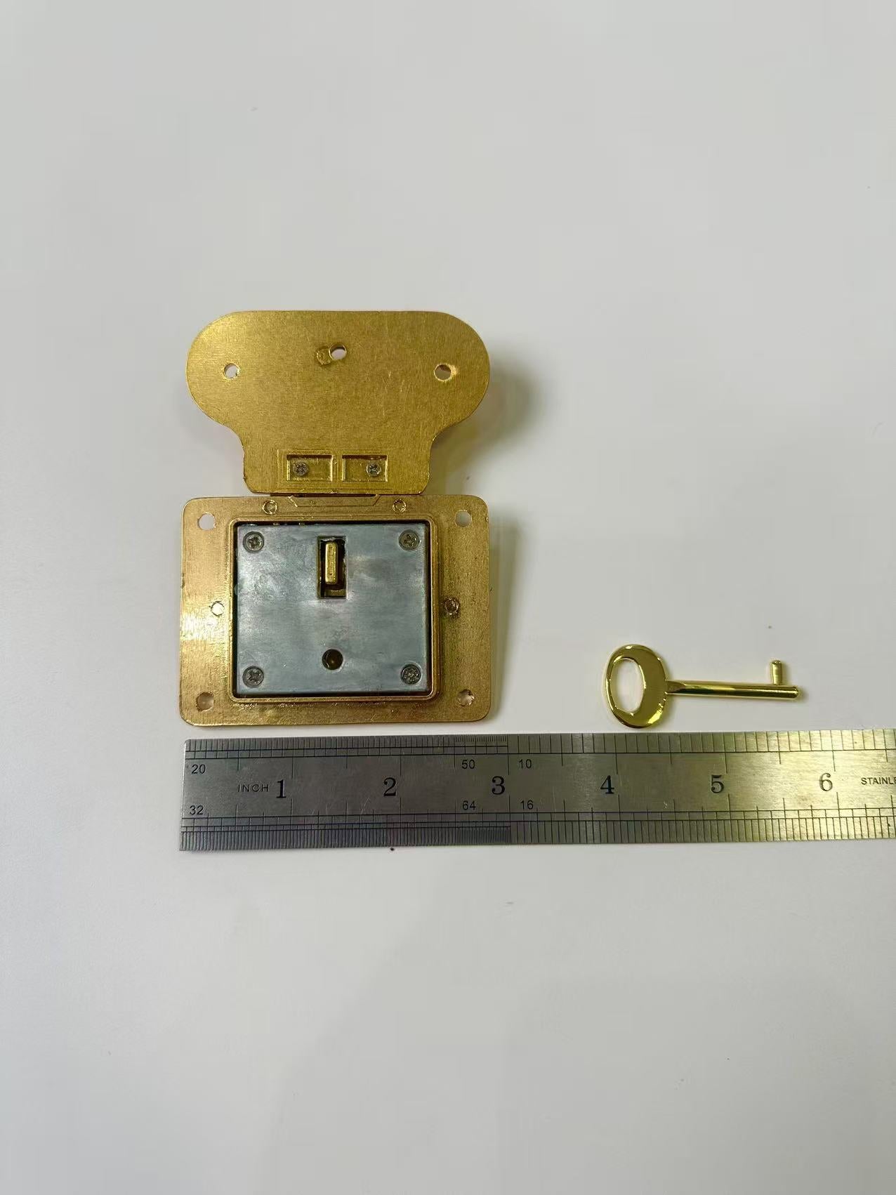 Best Quality Gold Copper Material LV Locks For Handmade Box ,Bag and Handicraft Goods