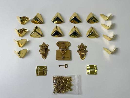 Classic Metal Accessories For Handmade Box By Set