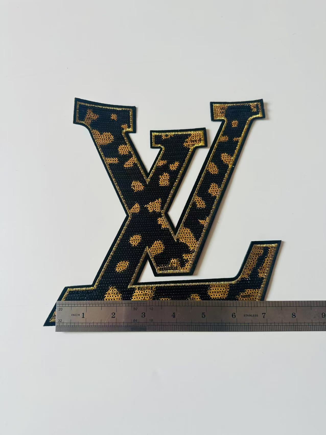 Craft LV 7.5"x8.2"Embroidery Sequins Patches For Handmade Apparel