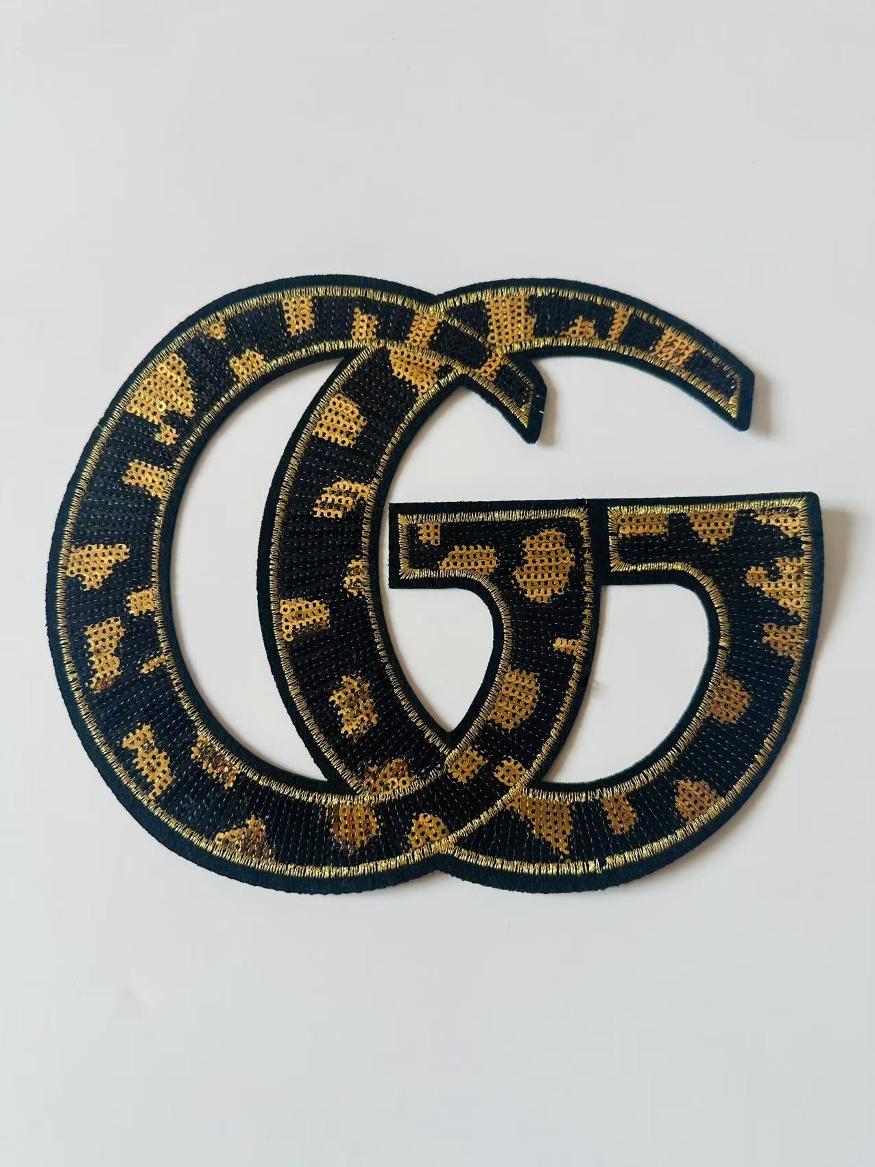 Craft Gucci 8.1"x6.5"Embroidery Sequins Patches For Handmade Apparel