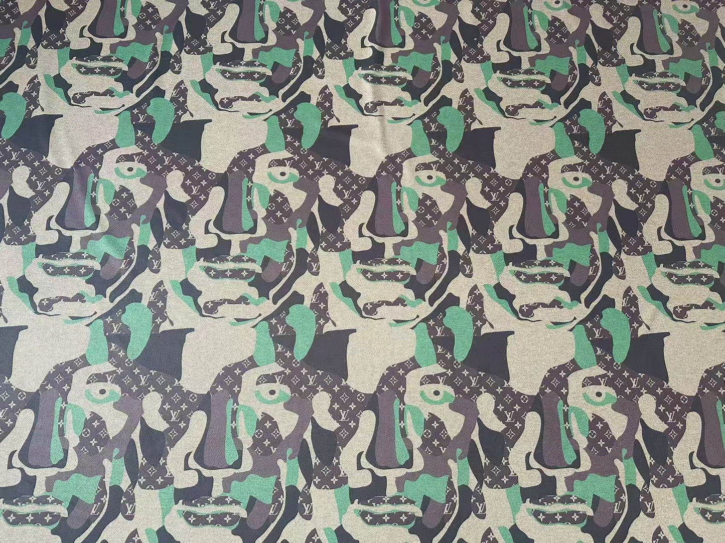 Craft LV With Face Knitted TR Material Fabric For Handmade Handicraft Clothing By Yard