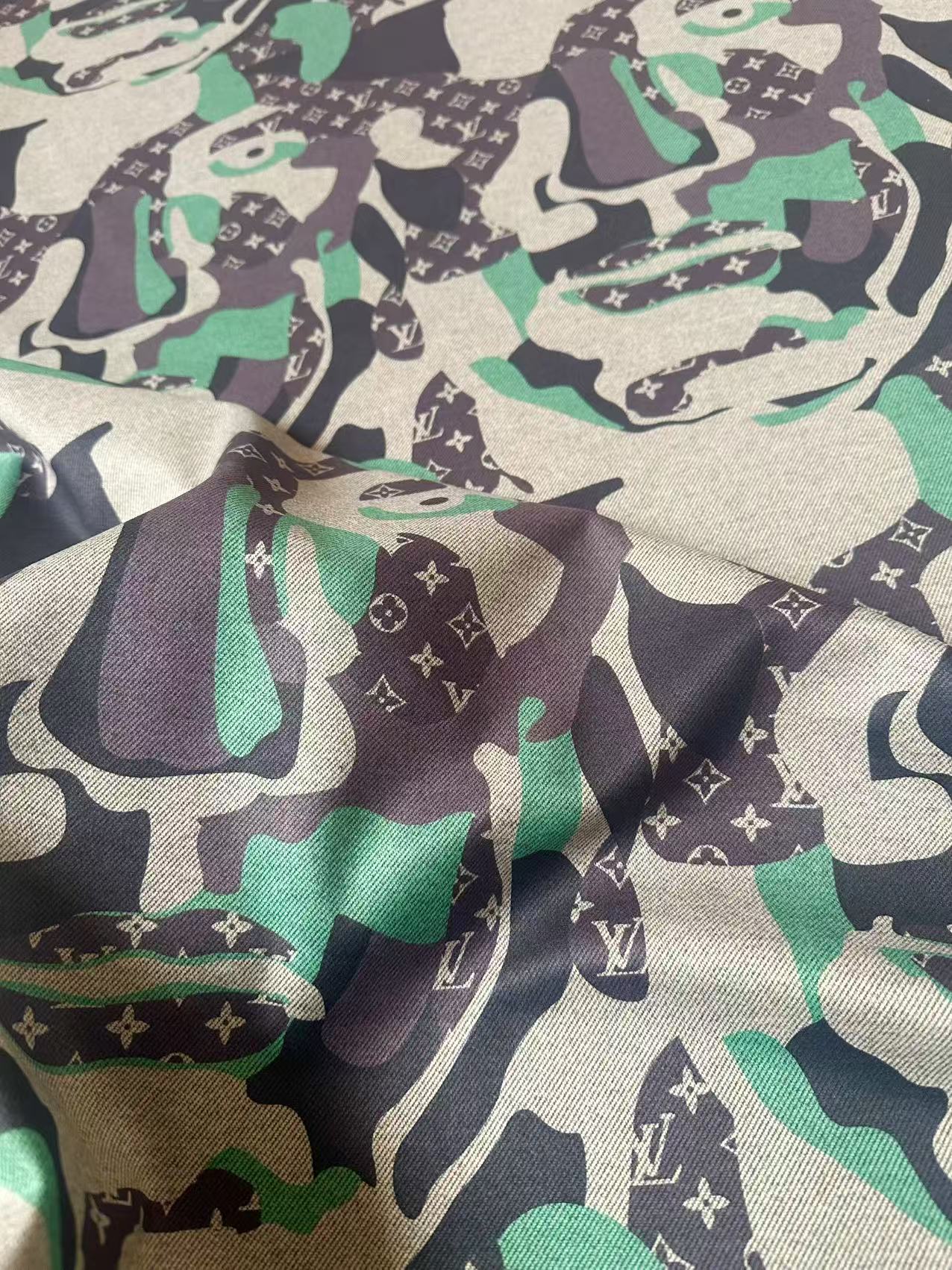 Craft LV With Face Knitted TR Material Fabric For Handmade Handicraft Clothing By Yard