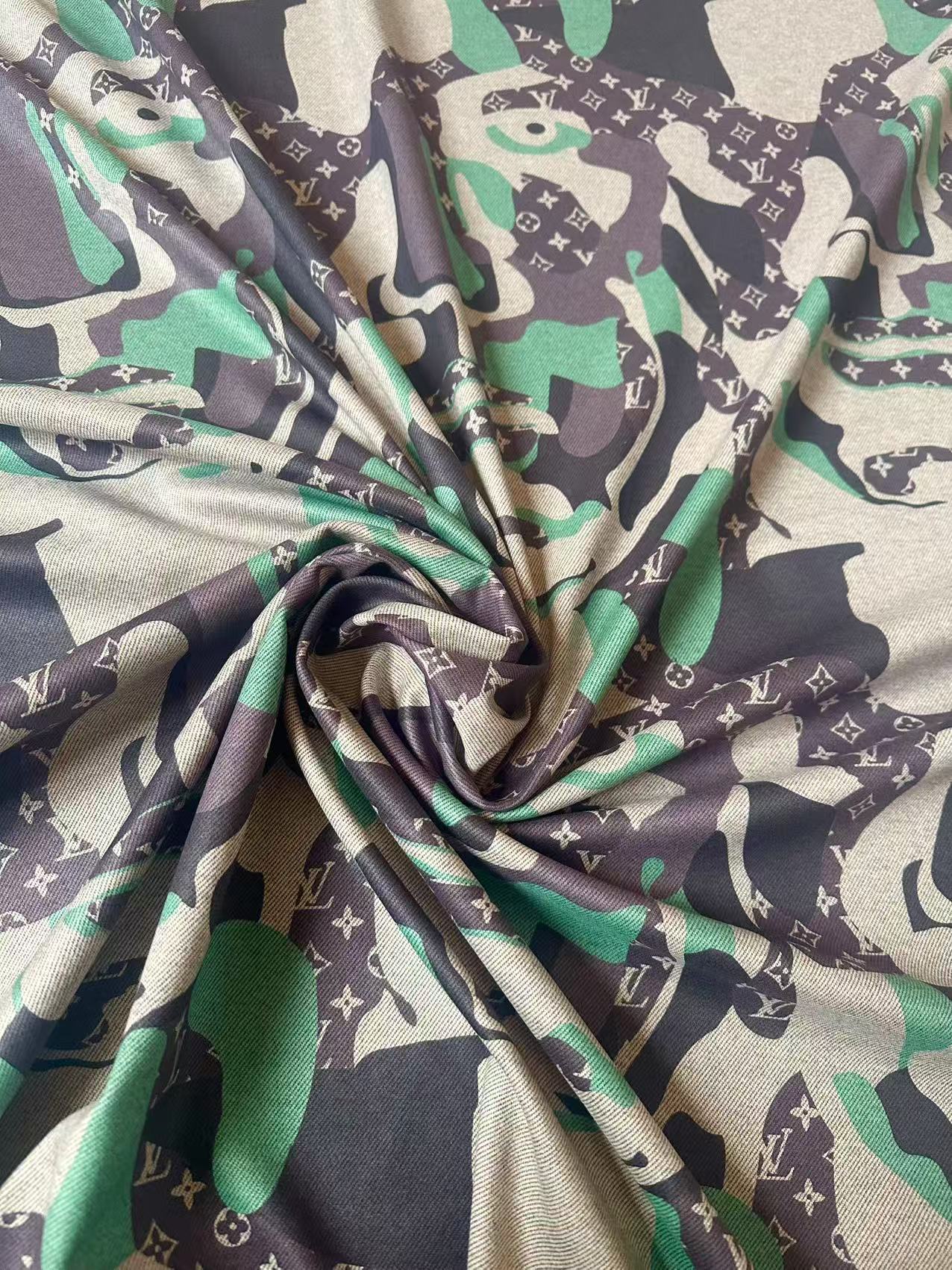 Craft LV With Face Knitted TR Material Fabric For Handmade Handicraft Clothing By Yard