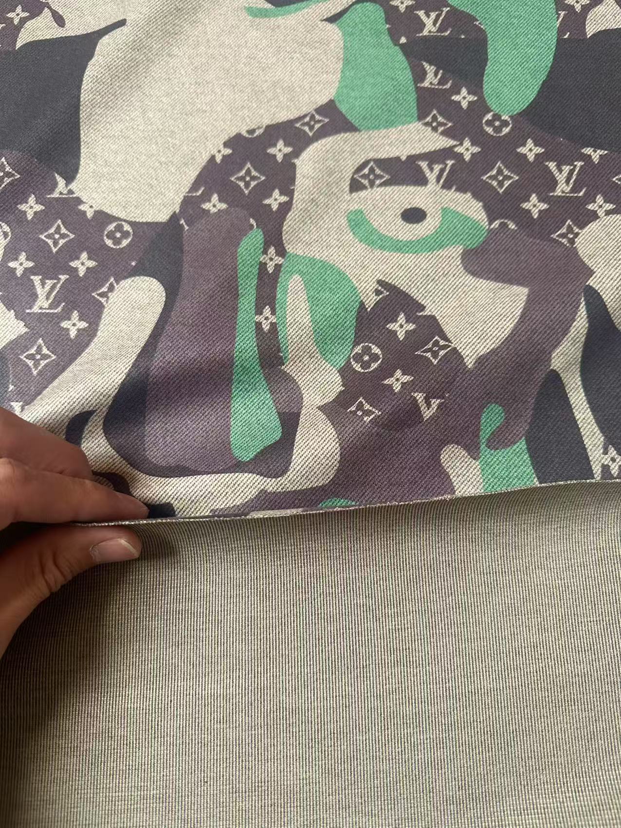 Craft LV With Face Knitted TR Material Fabric For Handmade Handicraft Clothing By Yard