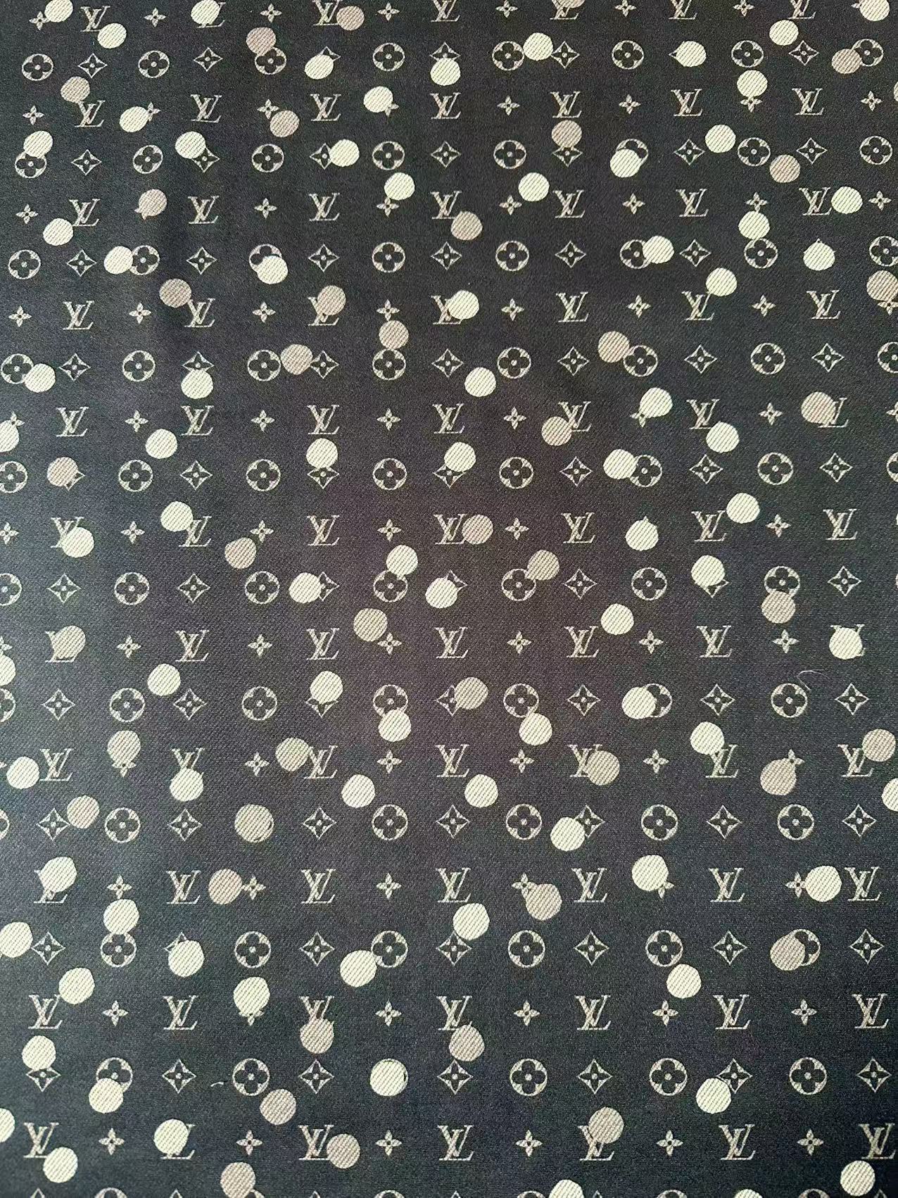 Craft LV With Dots Knitted TR Material Fabric For Handmade Handicraft Clothing By Yard