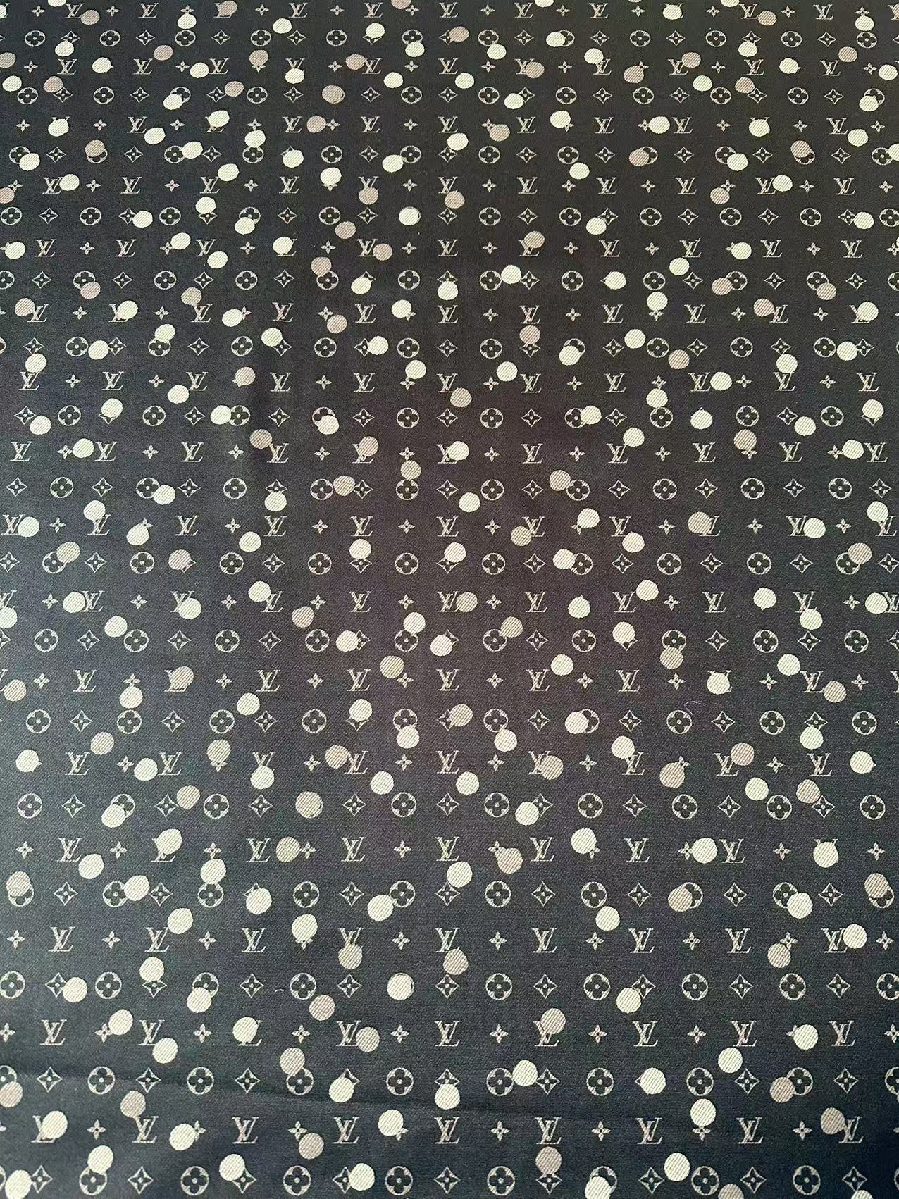 Craft LV With Dots Knitted TR Material Fabric For Handmade Handicraft Clothing By Yard