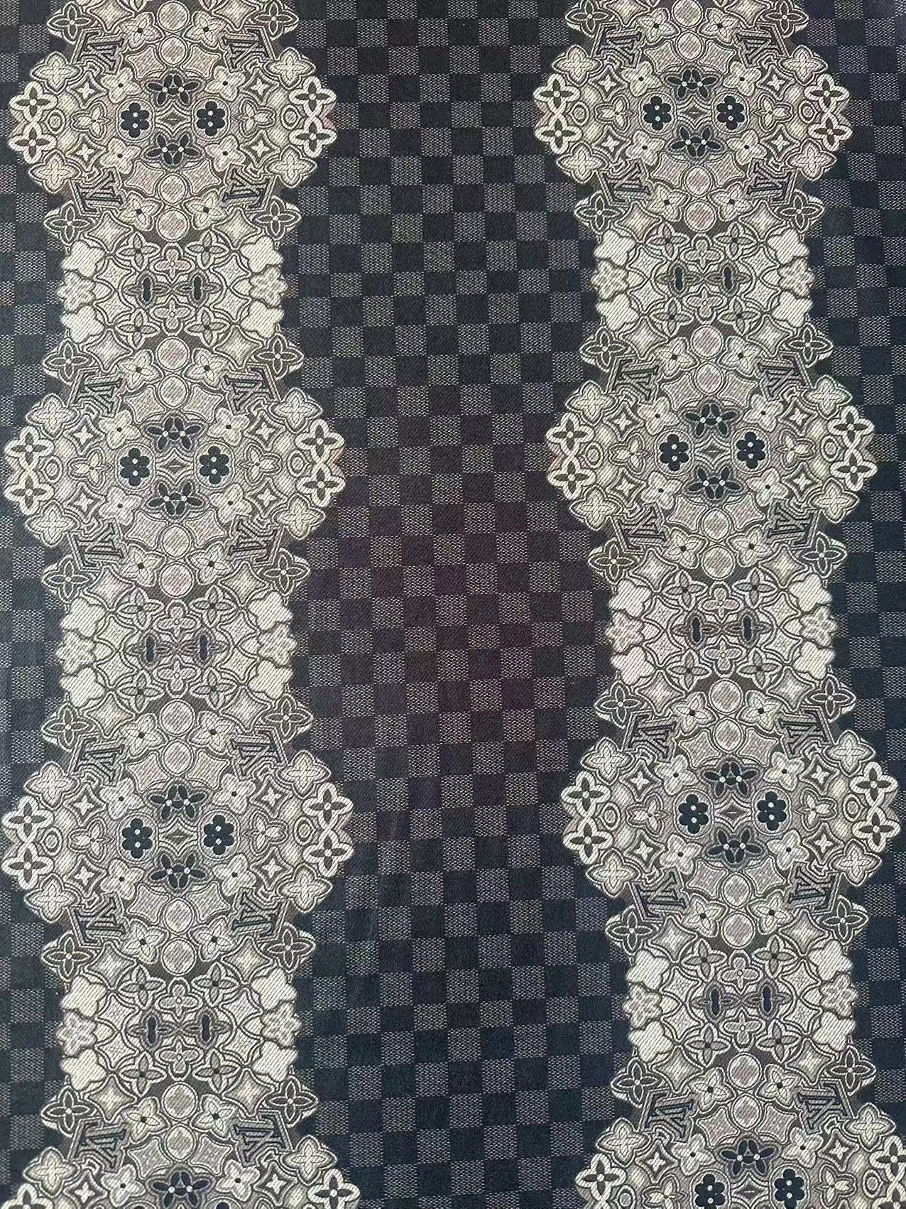 Craft LV Straps Damier Knitted TR Material Fabric For Handmade Handicraft Clothing By Yard