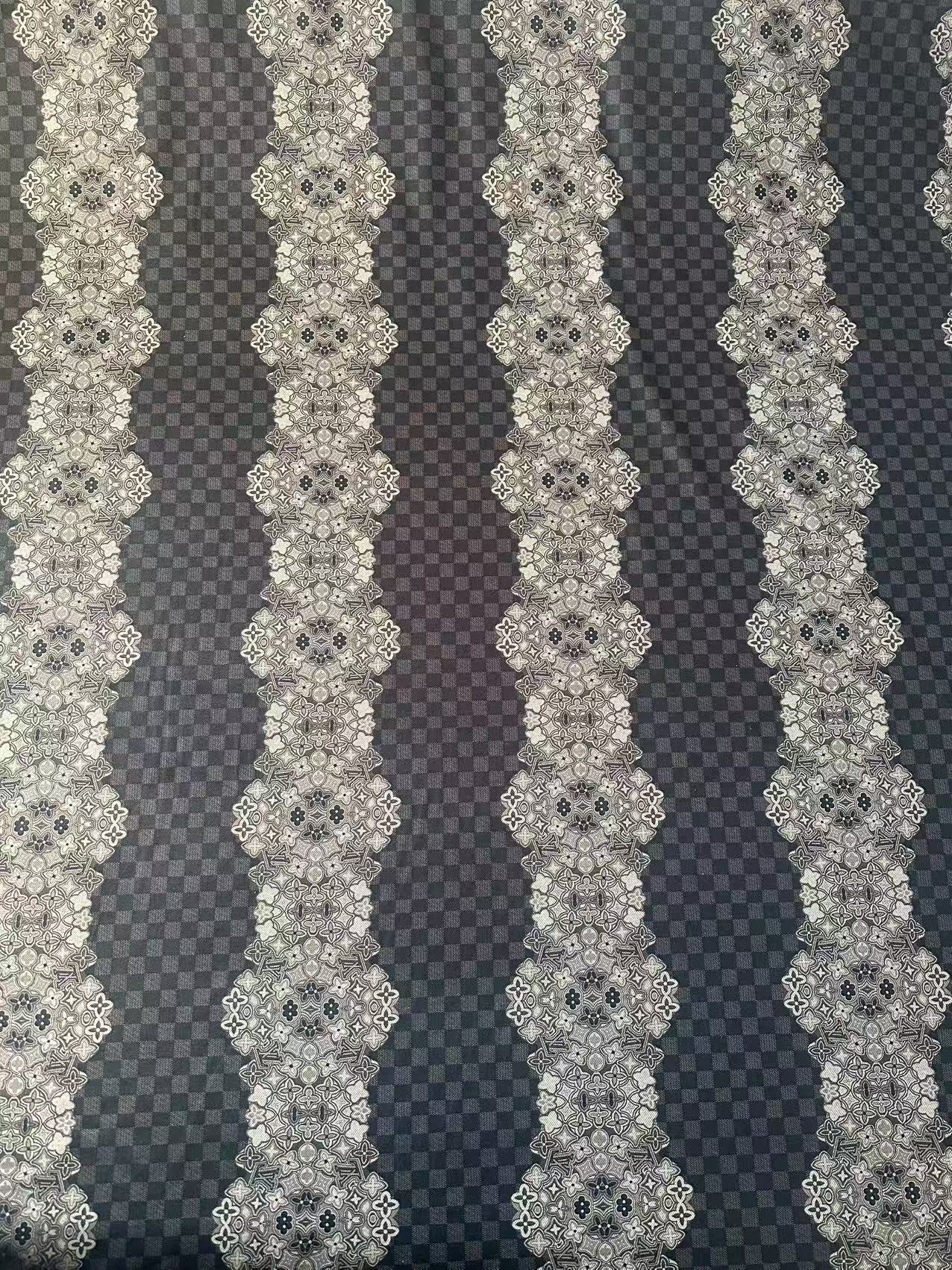 Craft LV Straps Damier Knitted TR Material Fabric For Handmade Handicraft Clothing By Yard