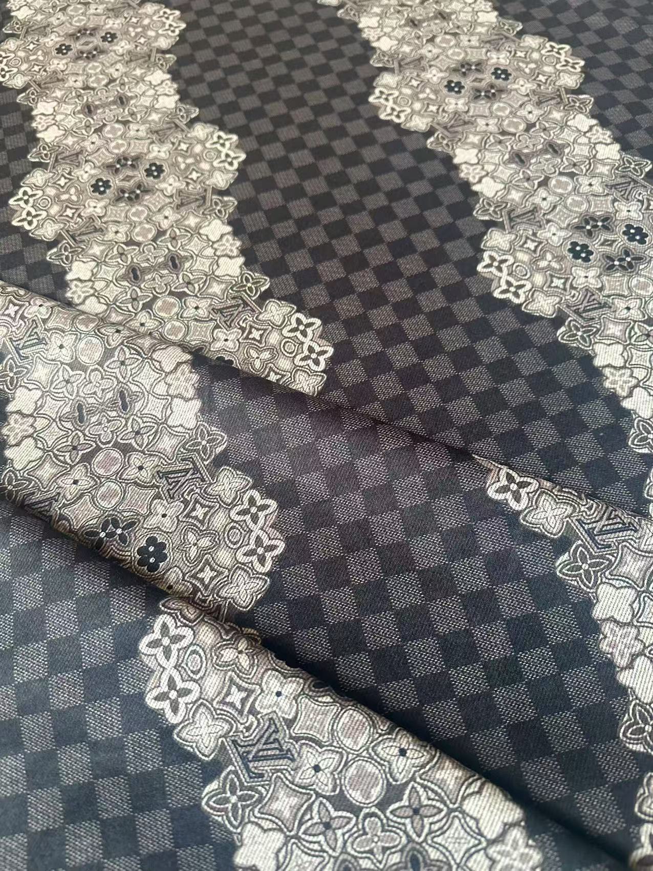 Craft LV Straps Damier Knitted TR Material Fabric For Handmade Handicraft Clothing By Yard