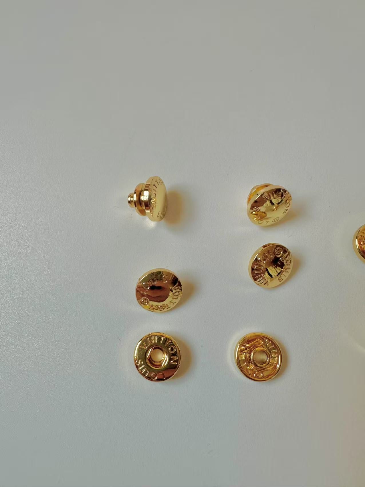 Craft Gold 10MM Louis Vuitton Metal Snap Button For Handmade Handicraft Goods