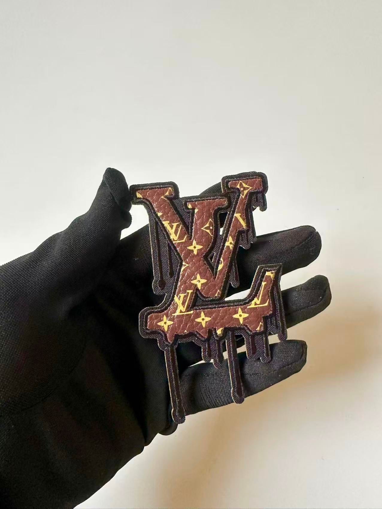 Craft Embroidery LV LOVE Jacquard Patches For Customized Apparel