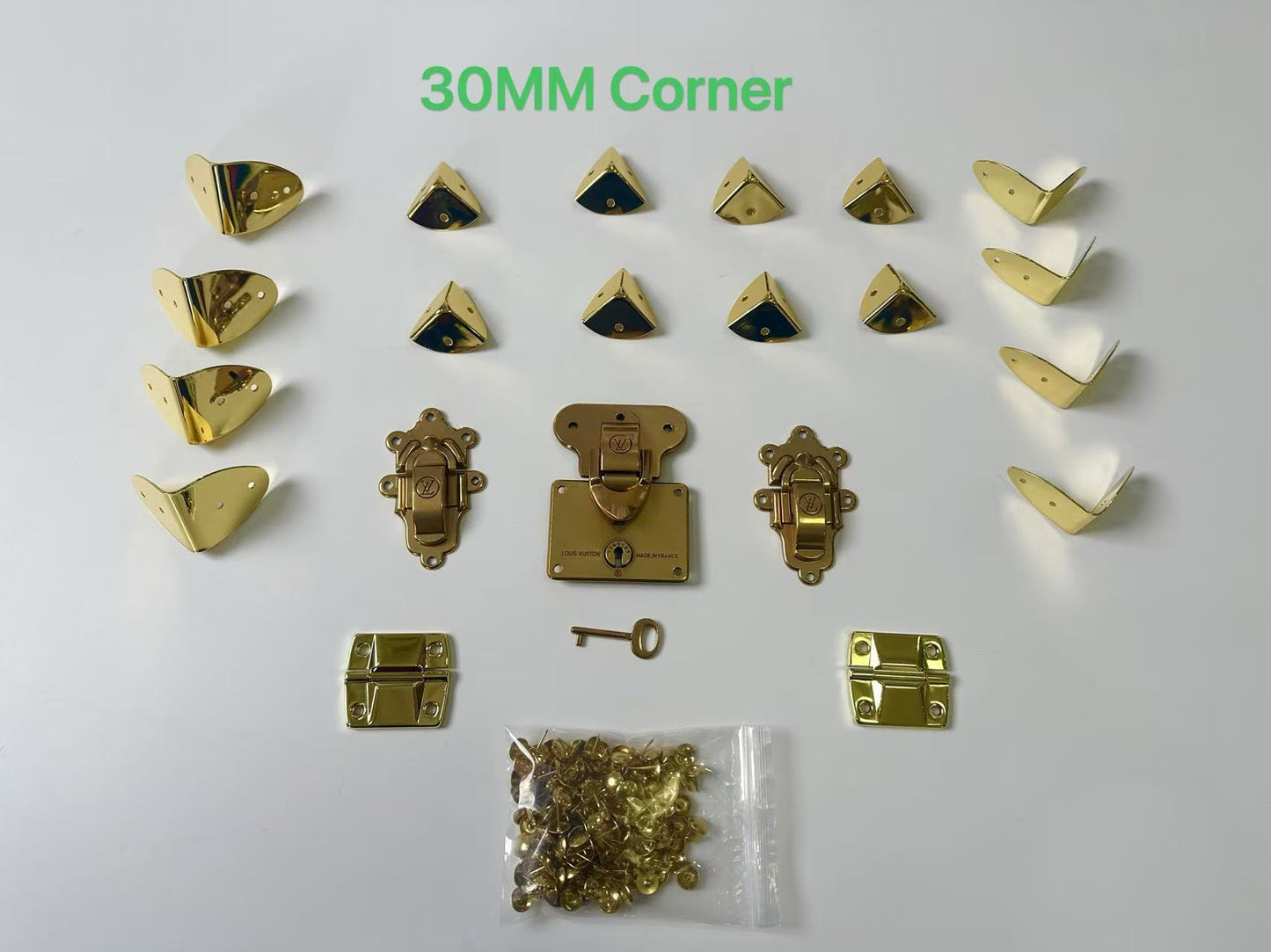 Classic Metal Accessories For Handmade Box By Set