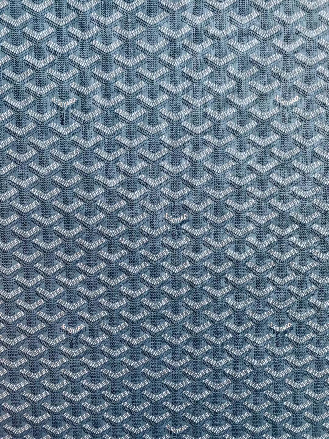 Classic  Leather Fabric , Handmade Shoes Leather, Hand-made Bags Fabric,Handicraft Leather Fabric By Yard (Sky Blue)