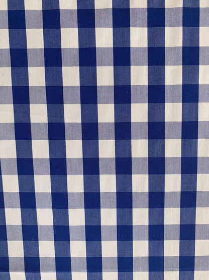 Fashion 100% cotton Plaid Design Fabric For Customized Goods By Yards