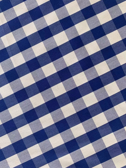 Fashion 100% cotton Plaid Design Fabric For Customized Goods By Yards