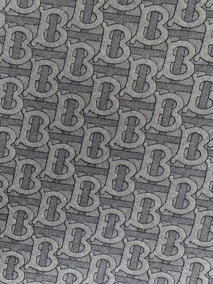 Classic Design Denim Woven Jacquard fabric ,TB Jean Denim Fabric For Handmade Goods By Yard ( Gray )