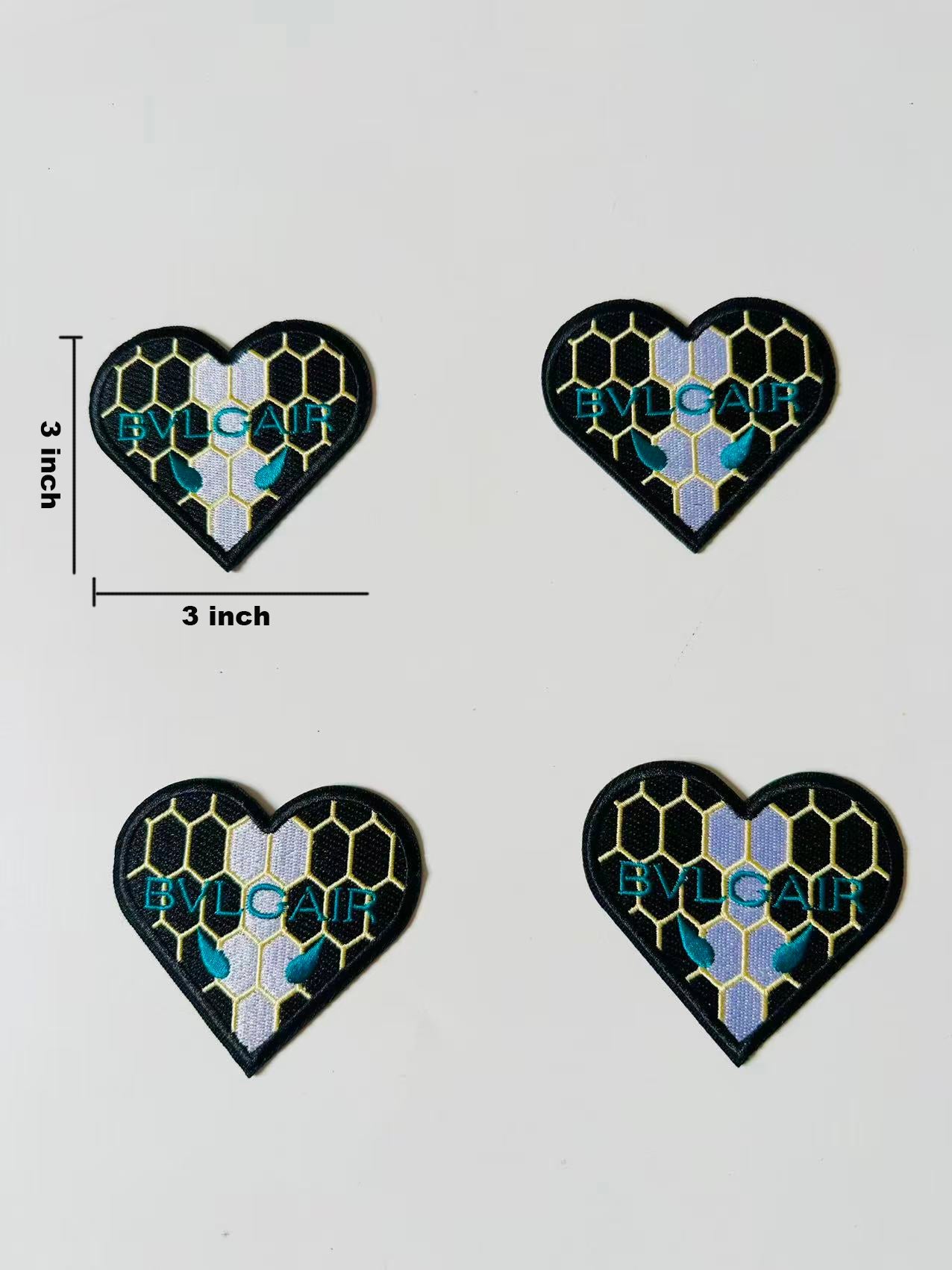 Craft Embroidery Bvlgari Jacquard Patches For Customized Clothing