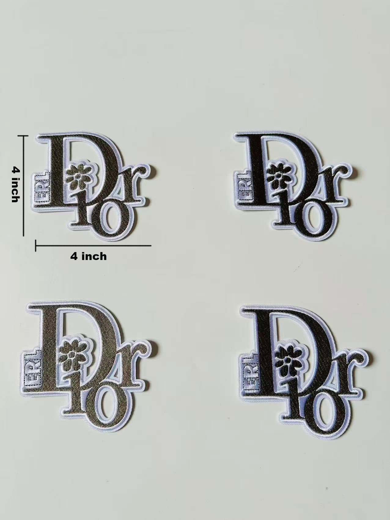 Craft Embroidery Dior Jacquard Patches For Customized Clothing